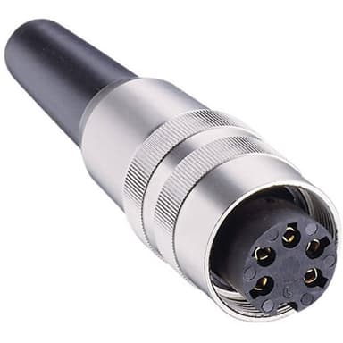 WAGO Banankontakt Kontakt hane rak Stift-Ø: 4 mm Gul 1