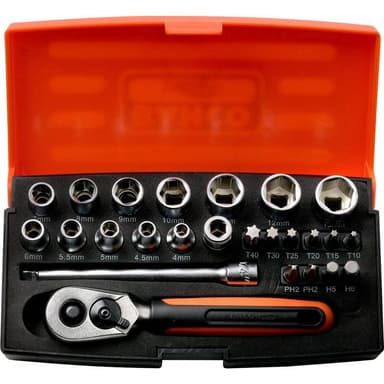 Bahco Hylsnyckelsats 25 delar SL25