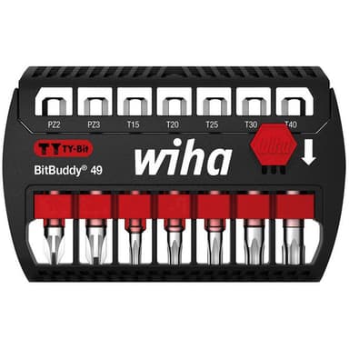 Wiha 42118 Bit-Set 7 delar TORX Plus, Stjärnspår