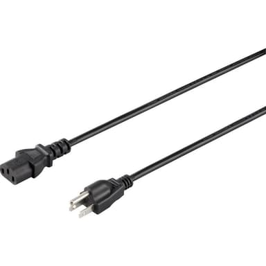Basetech BT-1886929 IEC Anslutningskabel Svart 2.00 m