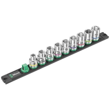 Wera C 4 Zyklop Hylsnyckelsats imperial 1/2 9 delar