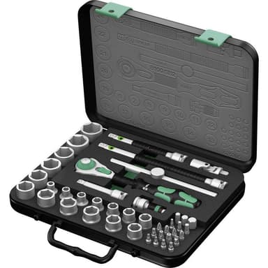 Wera 8100 SB 2 Zyklop Hylsnyckelsats metrisk 3/8 43