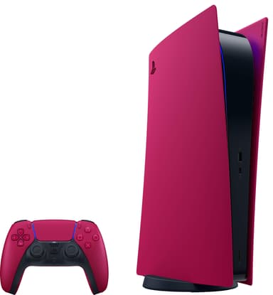 PS5 Digital Edition konsolhölje (Cosmic Red)