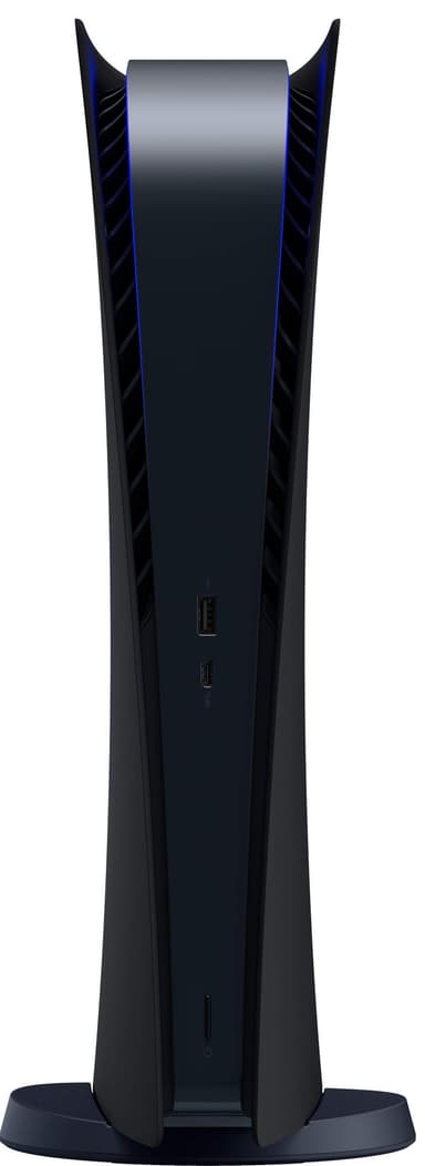 PS5 Digital Edition konsolhölje (midnattsvart)