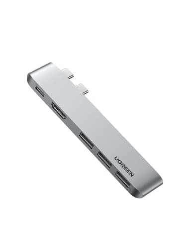 UGREEN 5ports USB-C Dockingstation HDMI 4K 30Hz USB C Gen 2 10Gbps PD 87W 3xUSB3.1 port 5Gbps för MacBook M1, MacBook Pro och MacBook Air