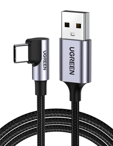 UGREEN vinklad USB C ha till USB A ha snabbladdning 3A 480Mbps 3m