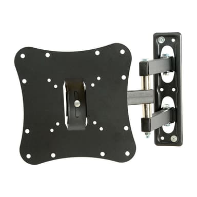 NÖRDIC Väggfäste för monitor och TV 14-42 två leder max 20kg vridbar och lutbar VESA 200x200 100x100 75x75 skärmfäste TV fäste