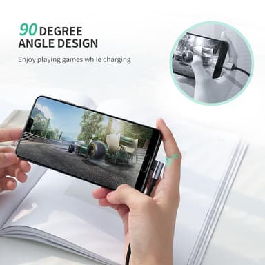UGREEN vinklad USB C ha till USB A ha snabbladdning 3A 480Mbps 50cm