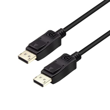 NÖRDIC 4,5m Displayport till Displayport kabel ver 1.2 UHD 4Kx2K i 60Hz 21,6Gbps