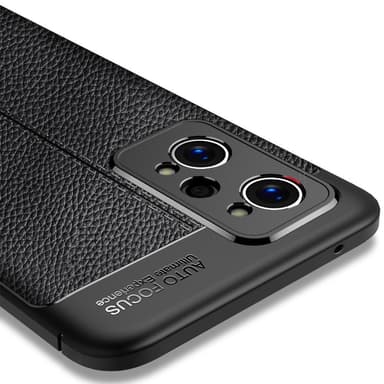 Realme GT Neo2 TPU skal Litchi Texture - Svart