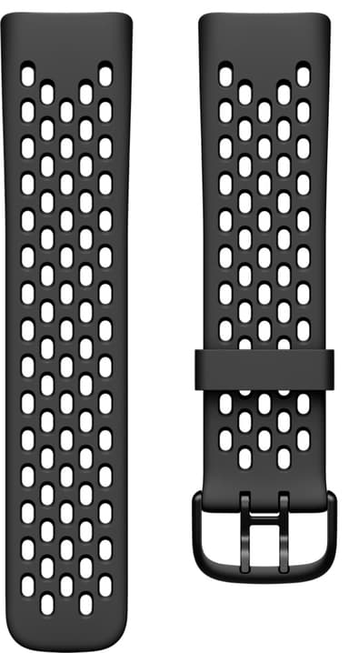Puro FitBit Charge 5 sport plus silikonband (svart)