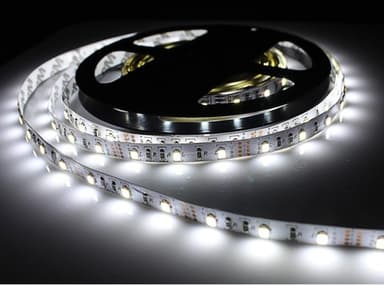 LED-strip, 3 Meter, USB, Kallvit