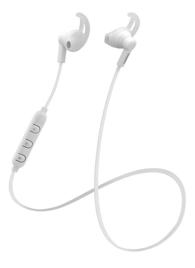 BT120 Stayinear BT headphones mic, control buttons white