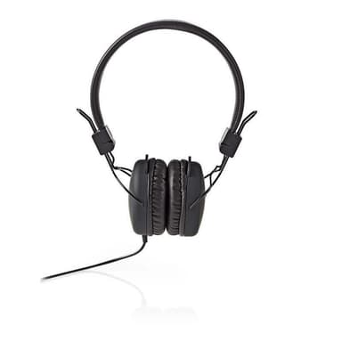 Hörlurar med sladd | On-ear | Vikbar | 1.2 m rund Kabel | Svart