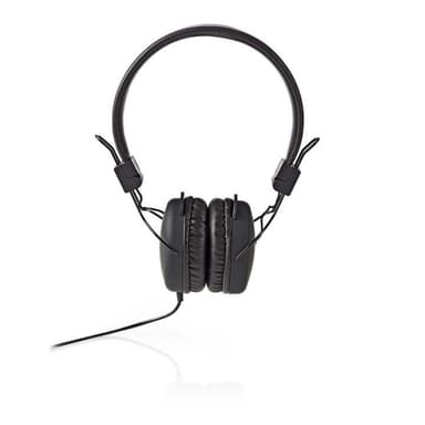 Hörlurar med sladd | On-ear | Vikbar | 1.2 m rund Kabel | Svart