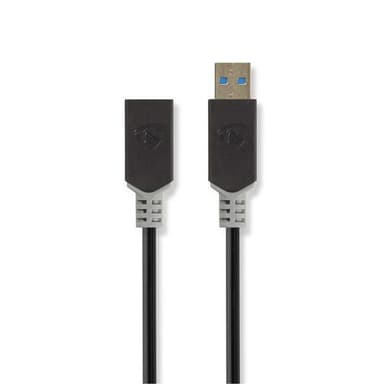 Nedis USB 3.0-kabel | Typ-C, hane - A-hona | 0.15 m | Antracit