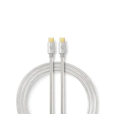 Nedis USB 3.1-kabel (Gen2) | Typ-C, hane - Typ-C, hane | 1.0 m | Aluminium