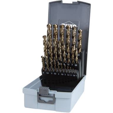 RUKO 215215RO HSSE-Co 5 Metall-spiralborrset 25 delar