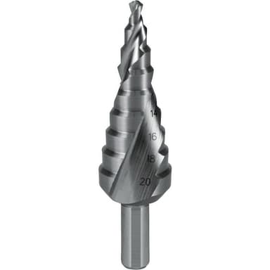 Stegborr 4 - 20 mm HSS RUKO 101051E Total längd 75 mm 1