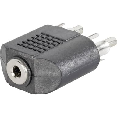 SpeaKa Professional RCA / Teleplugg Audio Y-adapter [2x
