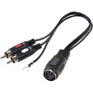 SpeaKa Professional RCA / DIN-anslutning Audio