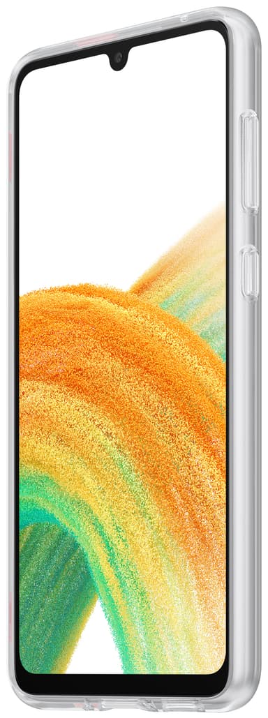 Samsung Galaxy A33 tunt fodral med rem (transparent)