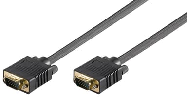 Full HD SVGA-monitorkabel, Guldpläterad
