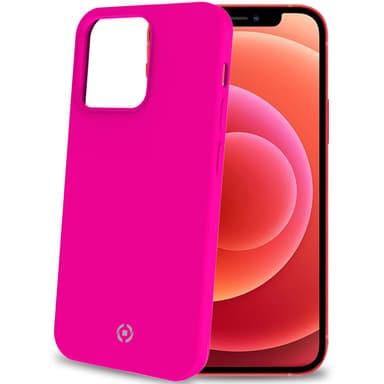 Cromo Soft rubber case iPhone 13 Pro Fl Pink