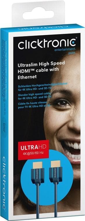 Ultra-Slim Höghastighets HDMI™-kabel med Ethernet