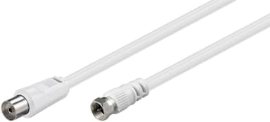 Goobay SAT/antenn-adapterkabel (<70 dB), dubbelskärmad