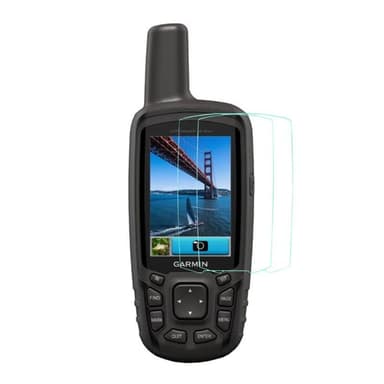 2-pack Skärmskydd av härdat glas Garmin GPSMAP 64sc
