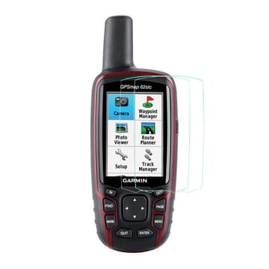 2-pack Skärmskydd av härdat glas Garmin GPSMAP 62stc