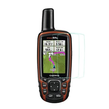 2-pack Skärmskydd av härdat glas Garmin GPSMAP 64s