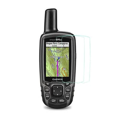 2-pack Skärmskydd av härdat glas Garmin GPSMAP 64st