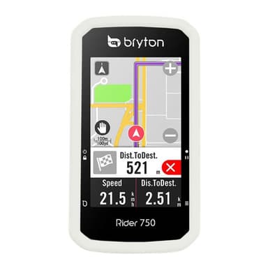 Silikon skal Bryton Rider 750 T - Vit