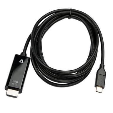 V7 V7UCHDMI-2M, 2 m, USB Type-C, HDMI, Hankoppling, Hankoppling, Rak