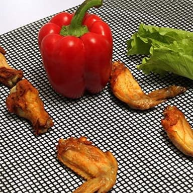 Grillnät/grillmatta Non-stick Svart 3-pack
