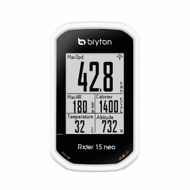 Silikon skal Bryton Rider 15 Neo E - Vit