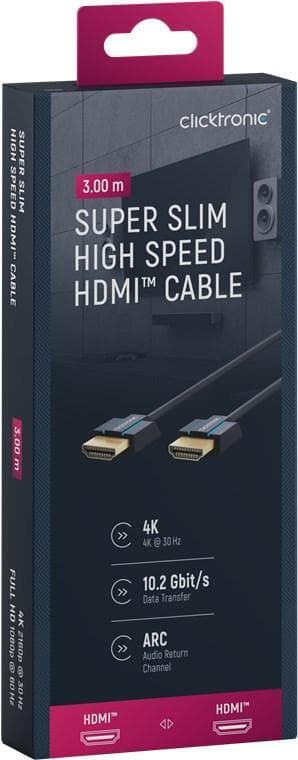 Ultra-Slim Höghastighets HDMI™-kabel med Ethernet