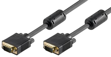Goobay Full HD SVGA-monitorkabel, Guldpläterad
