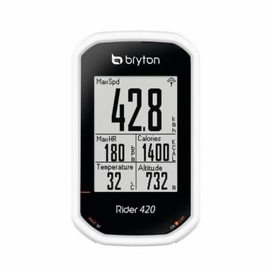Silikon skal Bryton Rider 420 E - Vit