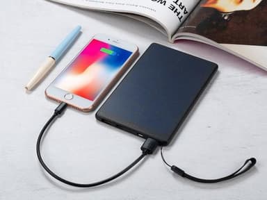10.000 mAh Urban Solar PowerBank, Black