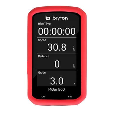 Silikon skal Bryton Rider 860 E - Röd