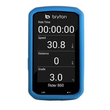 Silikon skal Bryton Rider 860 E - Blå