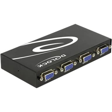Delock 87635 4 Port VGA-switch dubbelriktad,