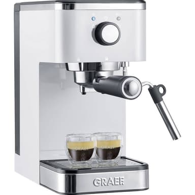 Espressomaskin med filterhållare Graef Salita Vit 1400
