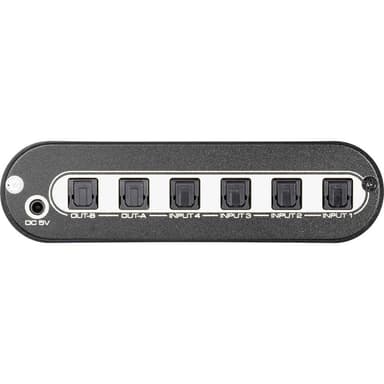 SpeaKa Professional 4x2-port Toslink-Matrix-Switch med