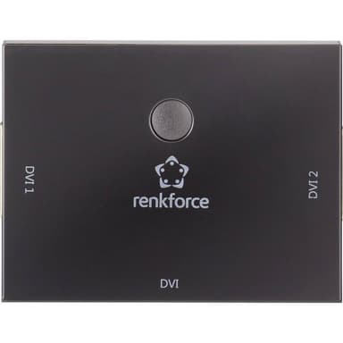 Renkforce 2 Port DVI-Switch dubbelriktad 1920 x 1080