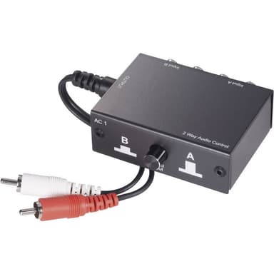 SpeaKa Professional 2 Port RCA audio switch