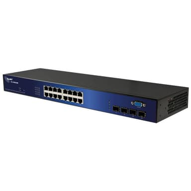 Allnet ALL-SG8420M 19 tums nätverkswitch 16 + 4 Port
